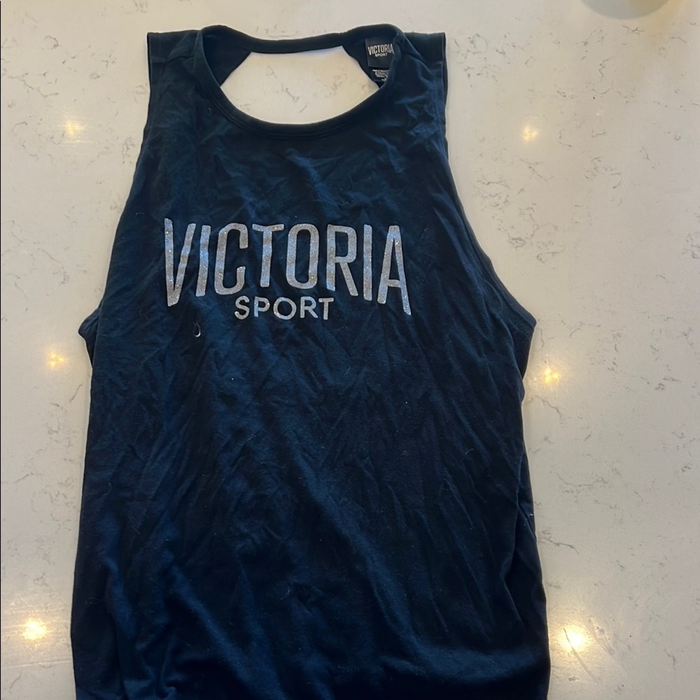 Victoria Sport Women's Navy Graphic Tank Top